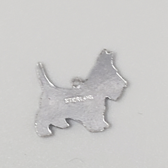 Sterling Silver Scottish Terrior (Scottie) Dog Pendant - Picture 6 of 8